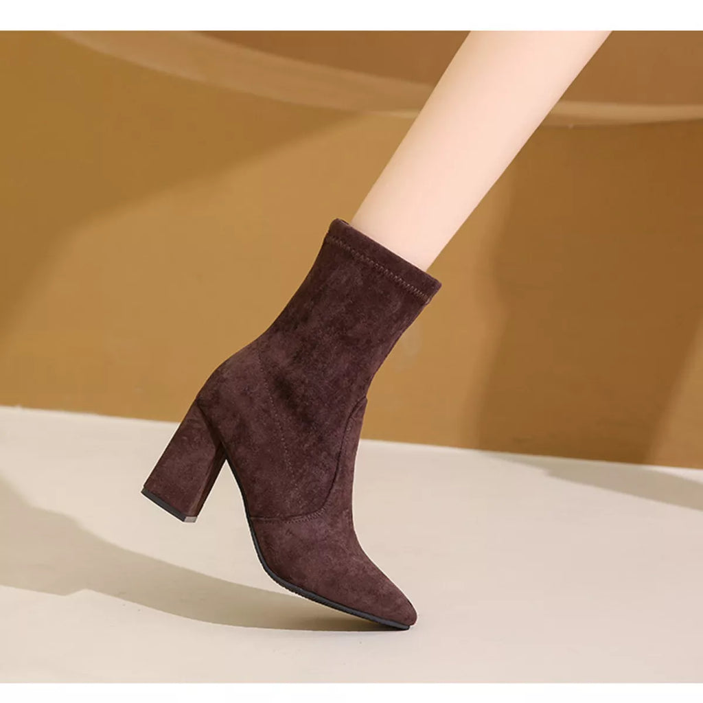 Bottines Tess à talon carré – photo produit 9