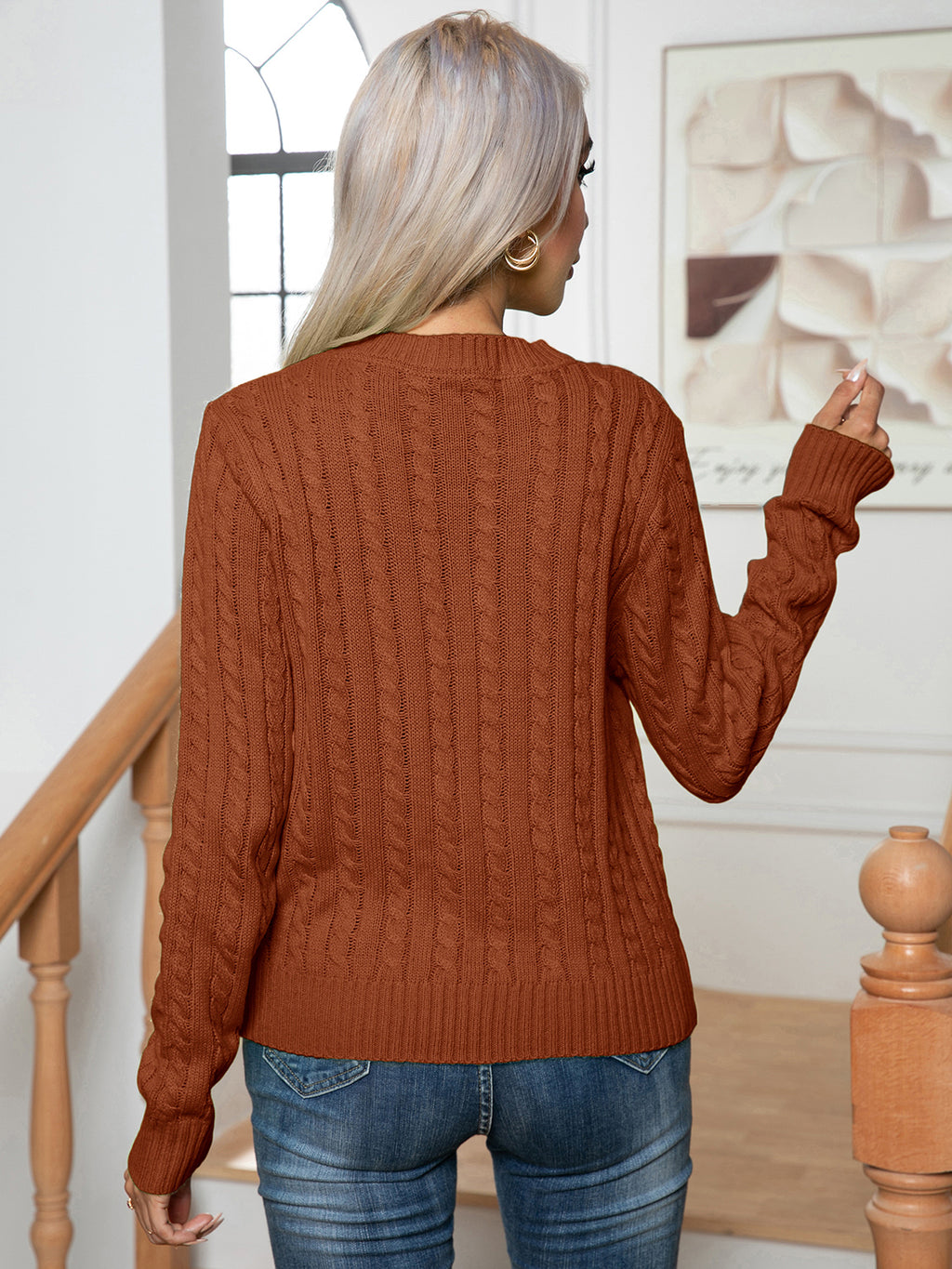Pull Chloé torsadé – photo produit 2