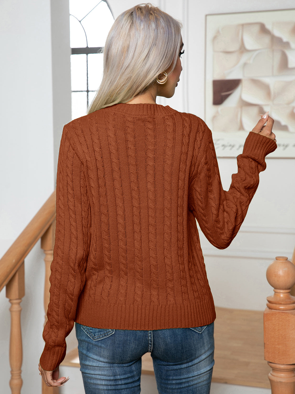 Pull Chloé torsadé – photo produit 2