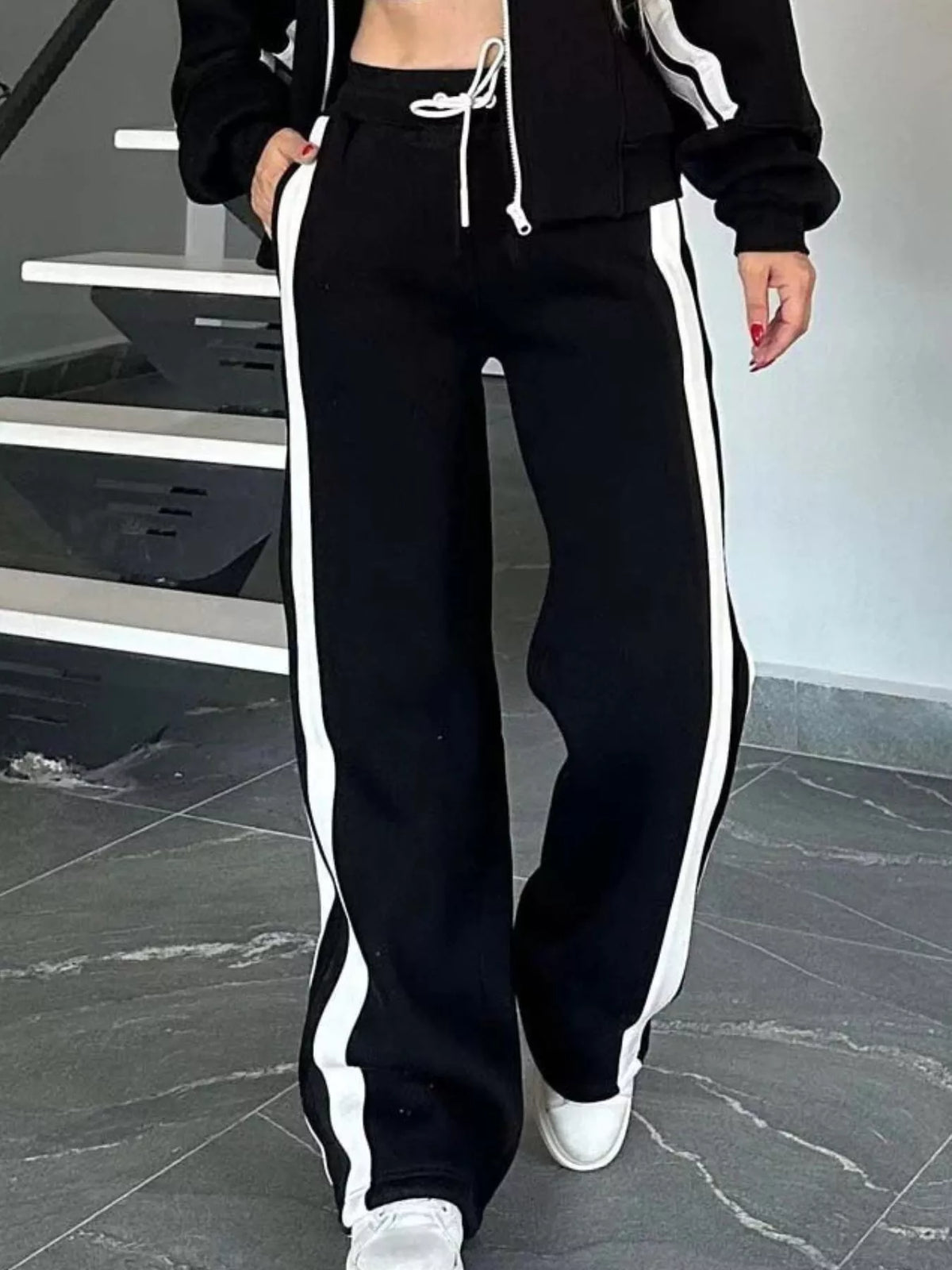 Ensemble Lina zippé grande taille – photo produit 3
