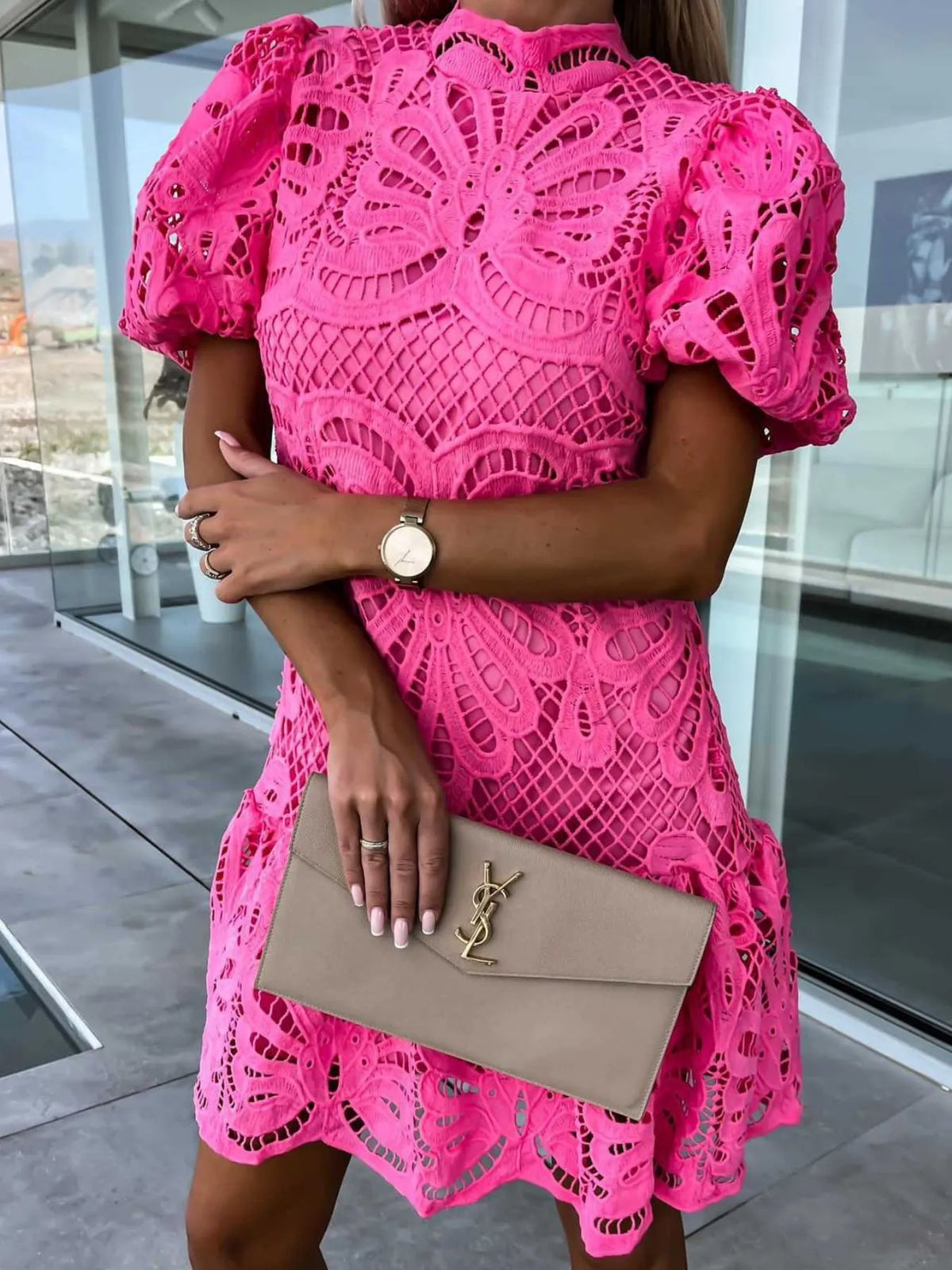 Robe Jade en dentelle – photo produit 4