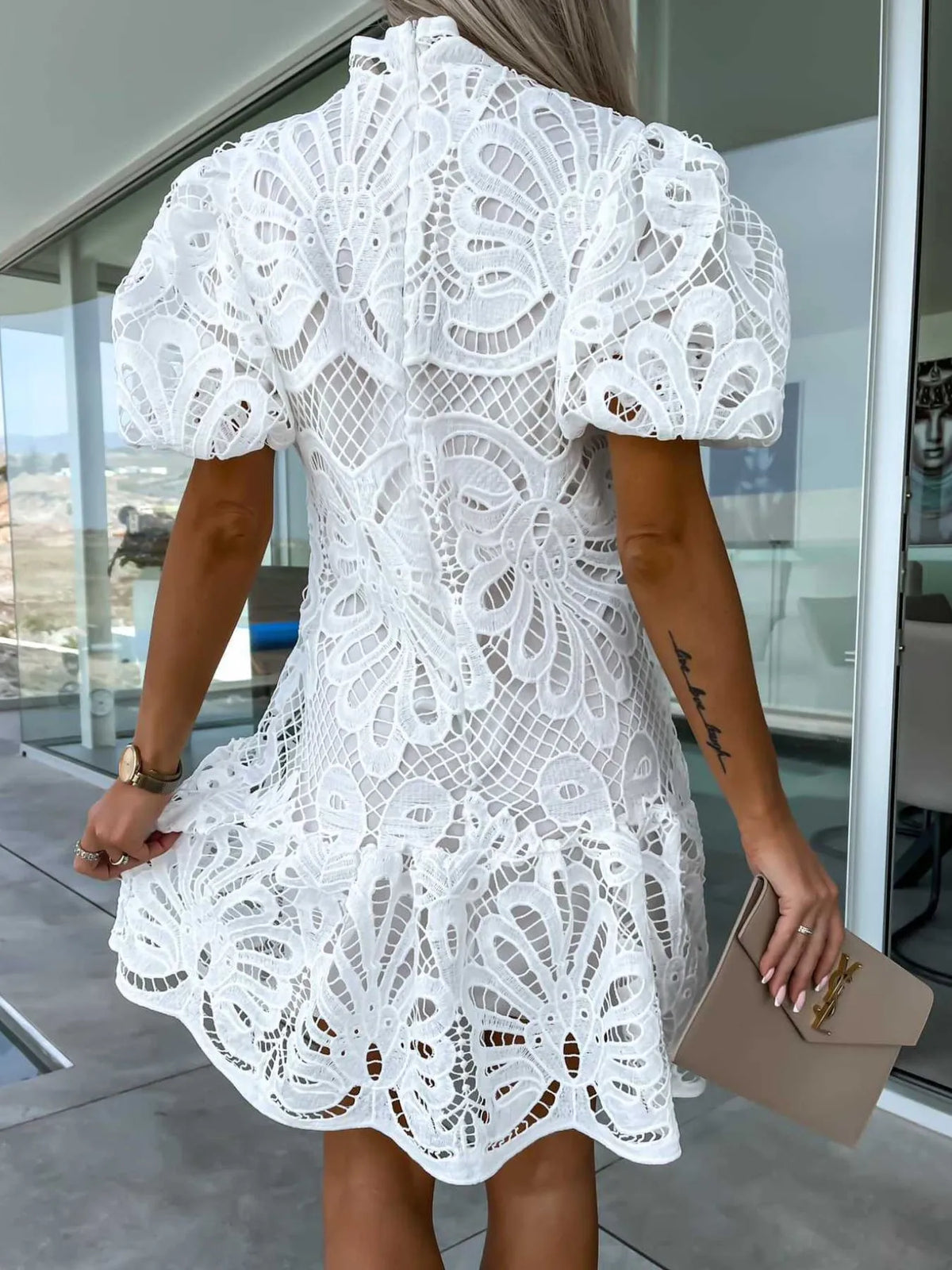 Robe Jade en dentelle – photo produit 2