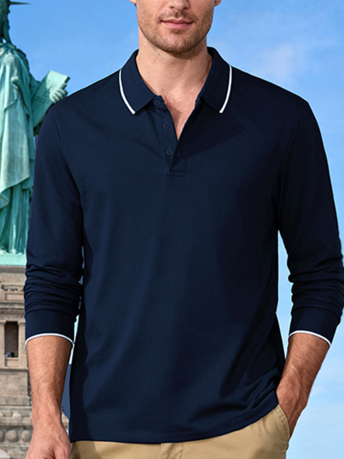 Polo Jules – contrasté – photo produit 10