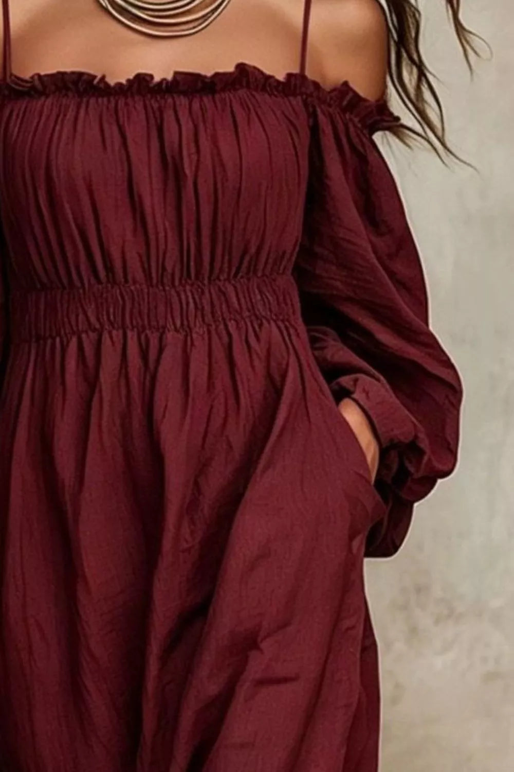 Robe Ilyana manches ballon – photo produit 10
