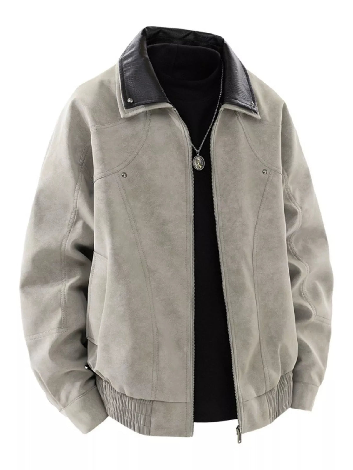 Blouson homme Amaury vintage grande taille – photo produit 4