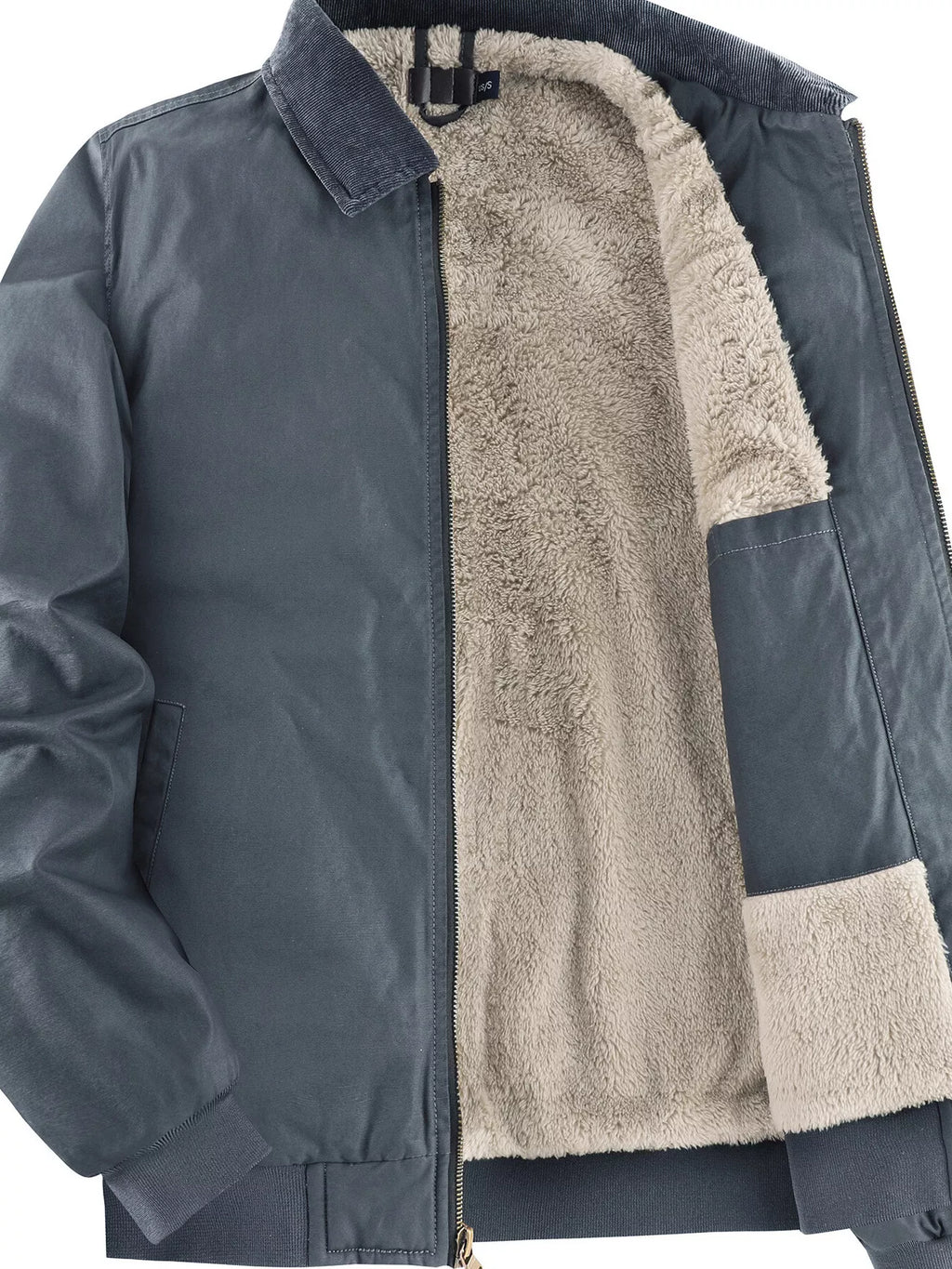 Blouson Elric – zippé doublé sherpa – photo produit 10