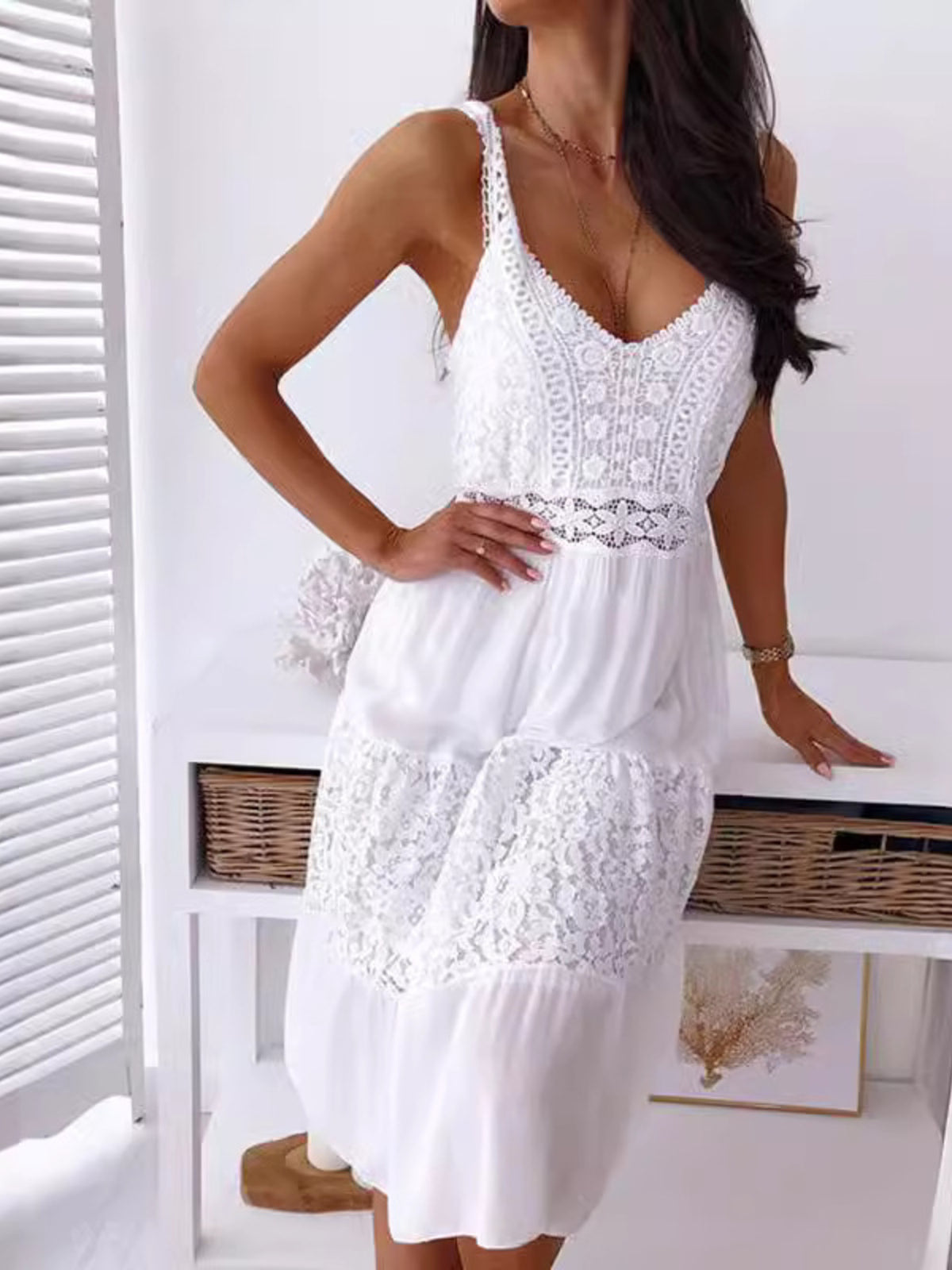 Robe Alizée à bretelles – photo produit 1