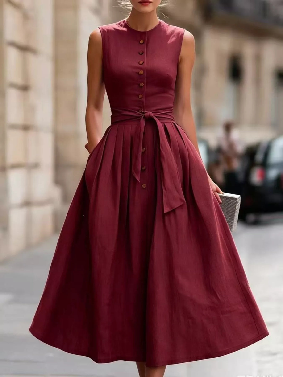 Robe midi Belinda grande taille – photo produit 9