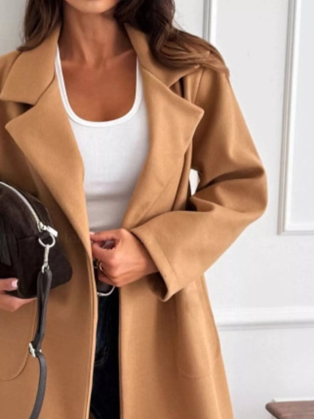 Trench Aveline – droit à simple boutonnage – photo produit 2