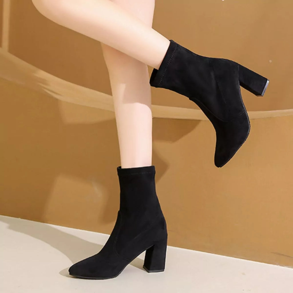Bottines Tess à talon carré – photo produit 1