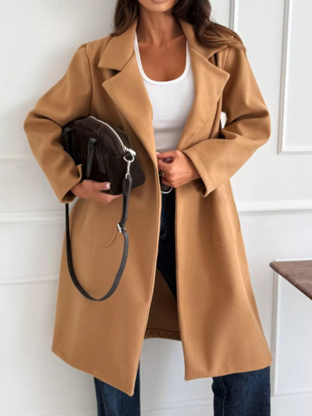 Trench Aveline – droit à simple boutonnage – photo produit 1