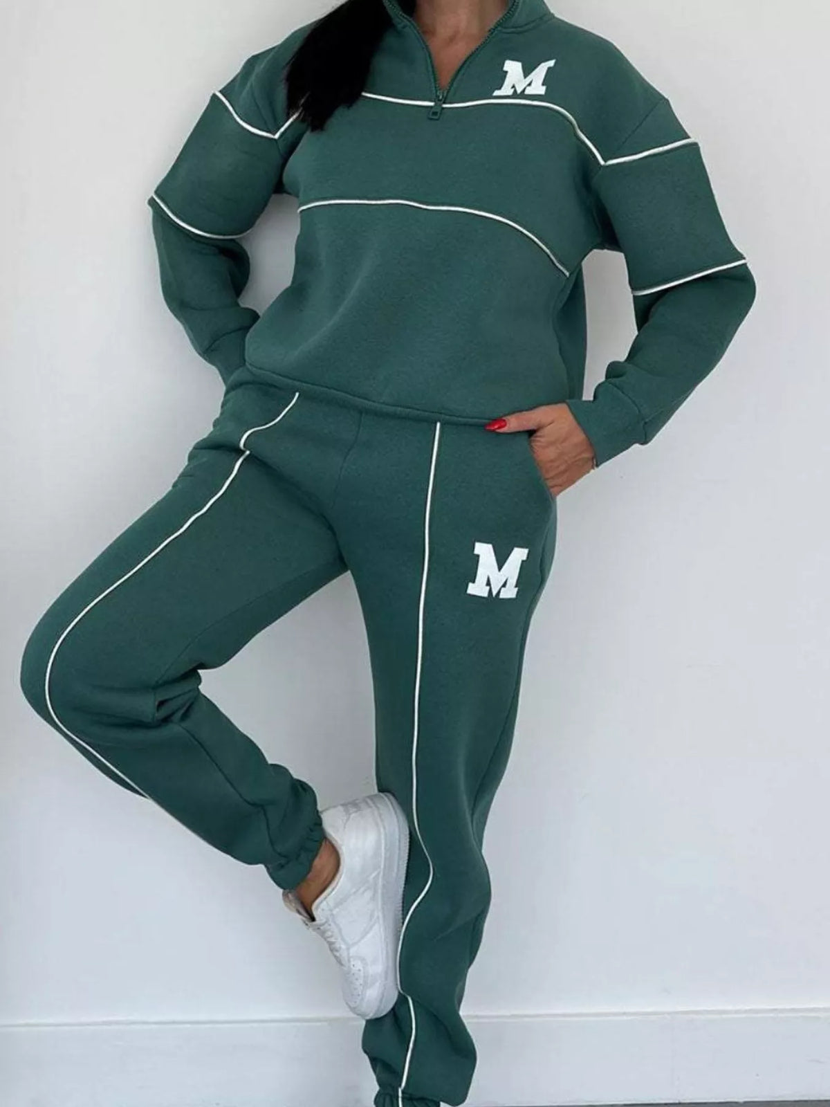 Ensemble Lina demi-zip grande taille – photo produit 9