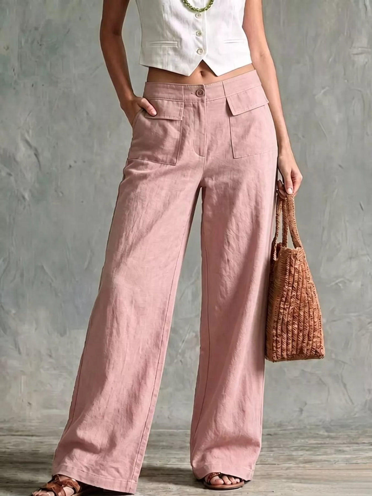 Pantalon Yara large fluide – photo produit 3