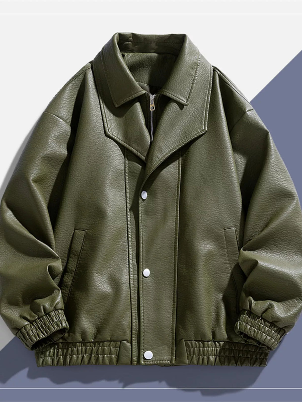 Blouson Cassiel similicuir grande taille – photo produit 5