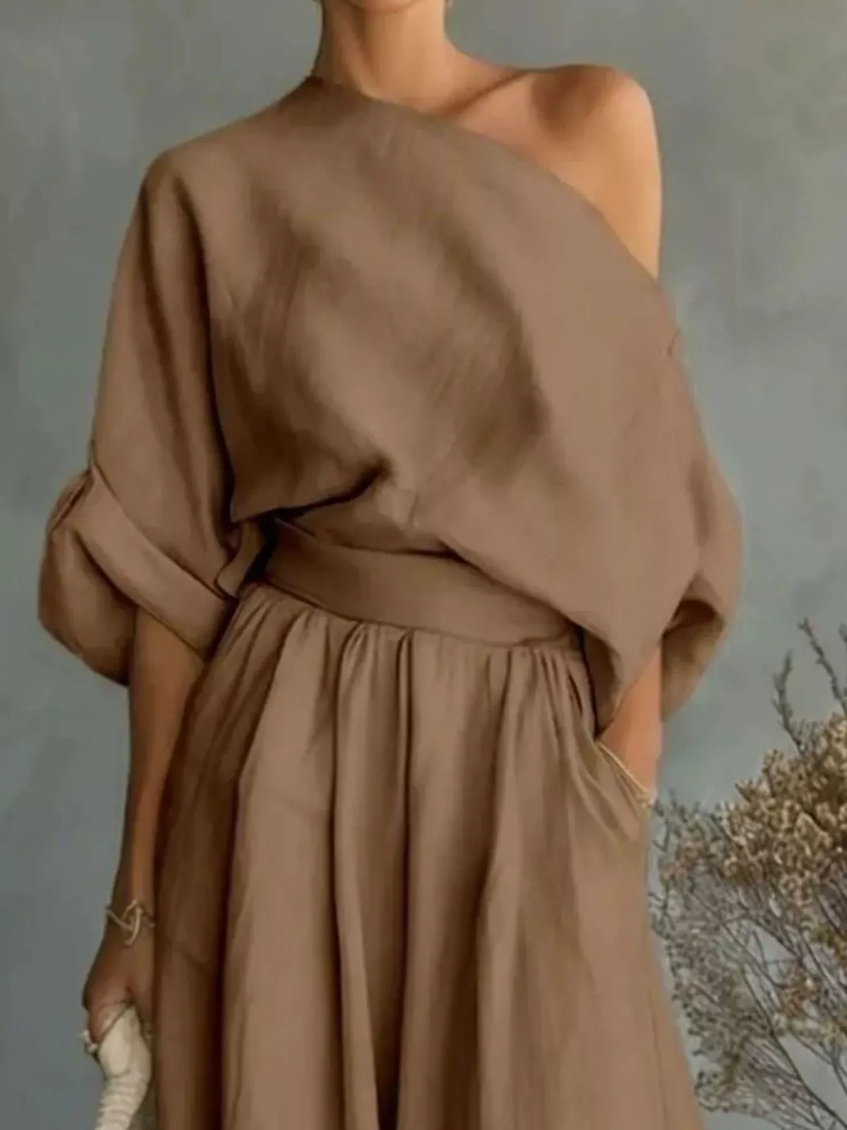 Ensemble Nélia épaule dénudée – photo produit 6