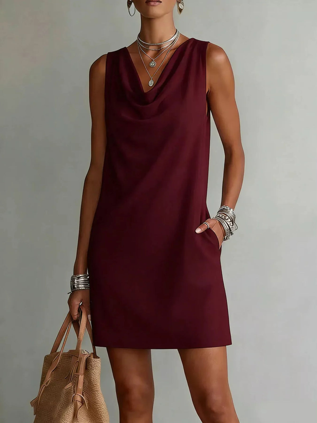 Robe courte Belinda grande taille – photo produit 5