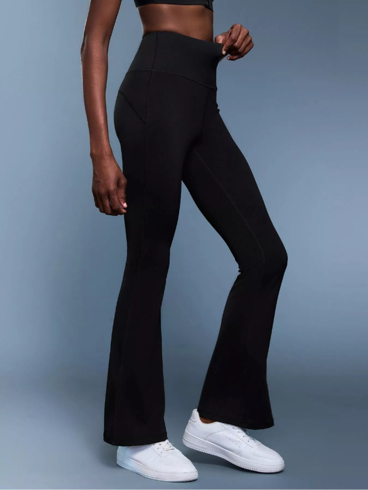 Pantalon Méryl – de sport flare taille haute – photo produit 10