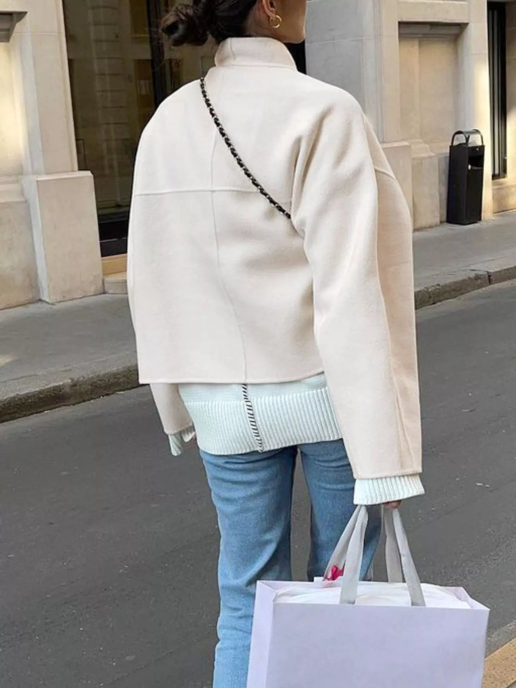 Manteau Clara col montant – photo produit 4