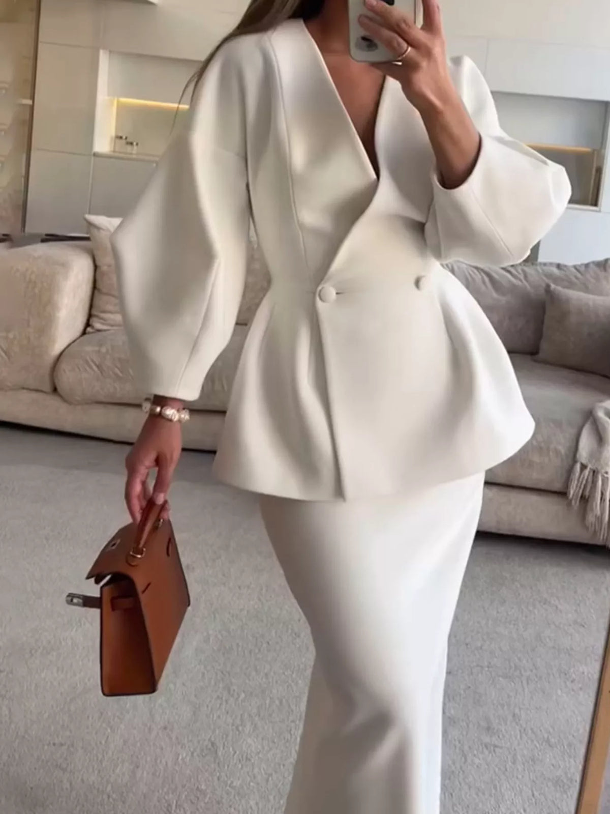 Ensemble Sienna blazer et jupe – photo produit 1