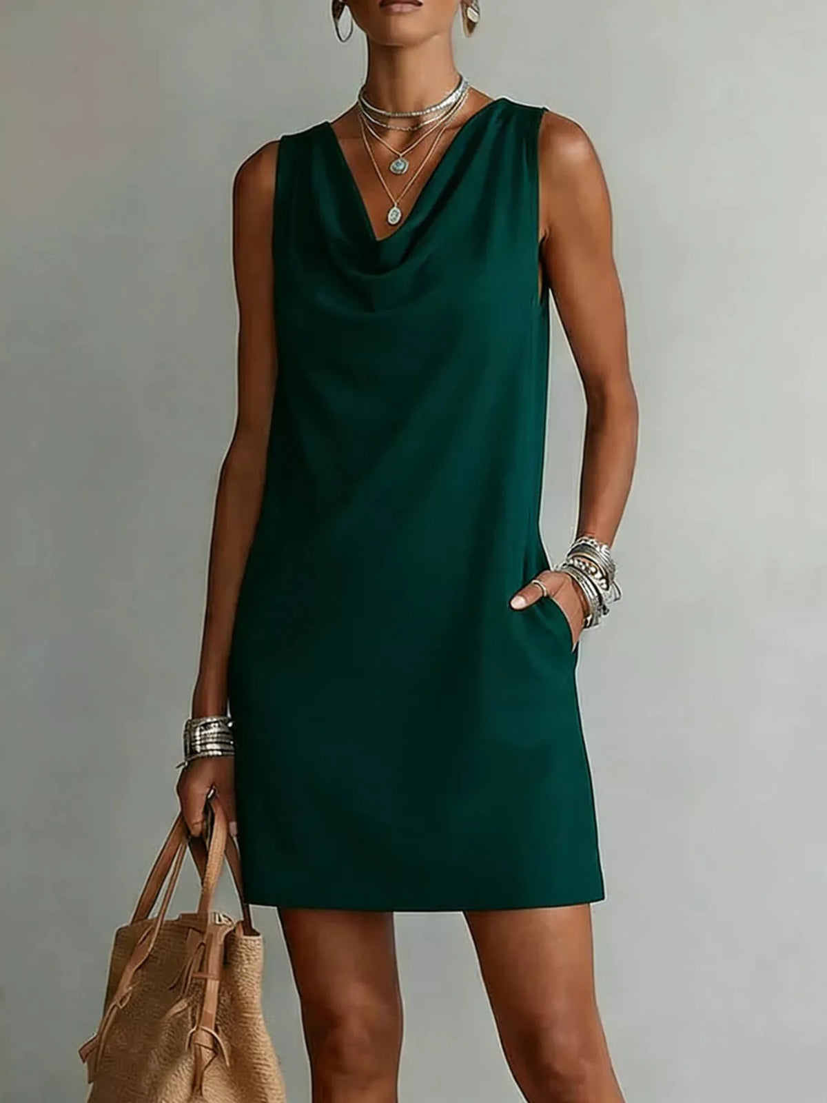 Robe courte Belinda grande taille – photo produit 7