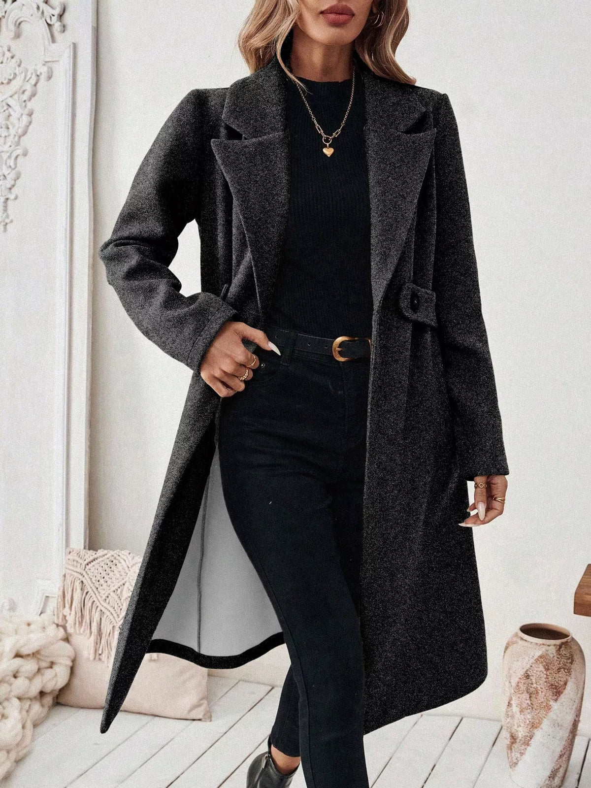 Manteau Clara en laine mélangée – photo produit 7
