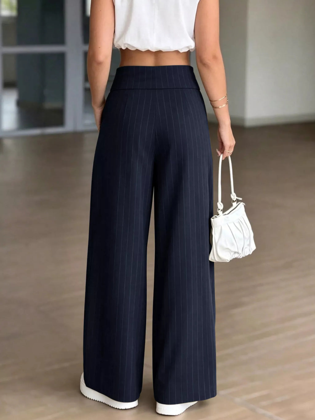 Pantalon Devine à fines rayures – photo produit 7