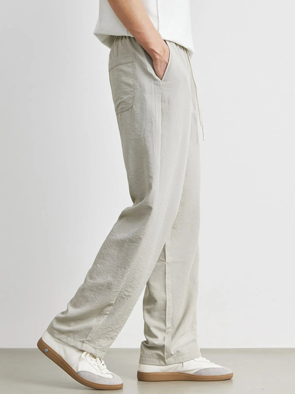 Pantalon Zian – large à cordon décontracté – photo produit 6