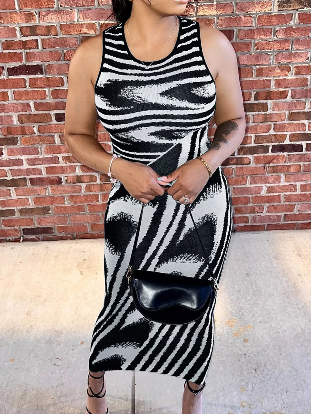Robe longue Maya moulante – photo produit 2