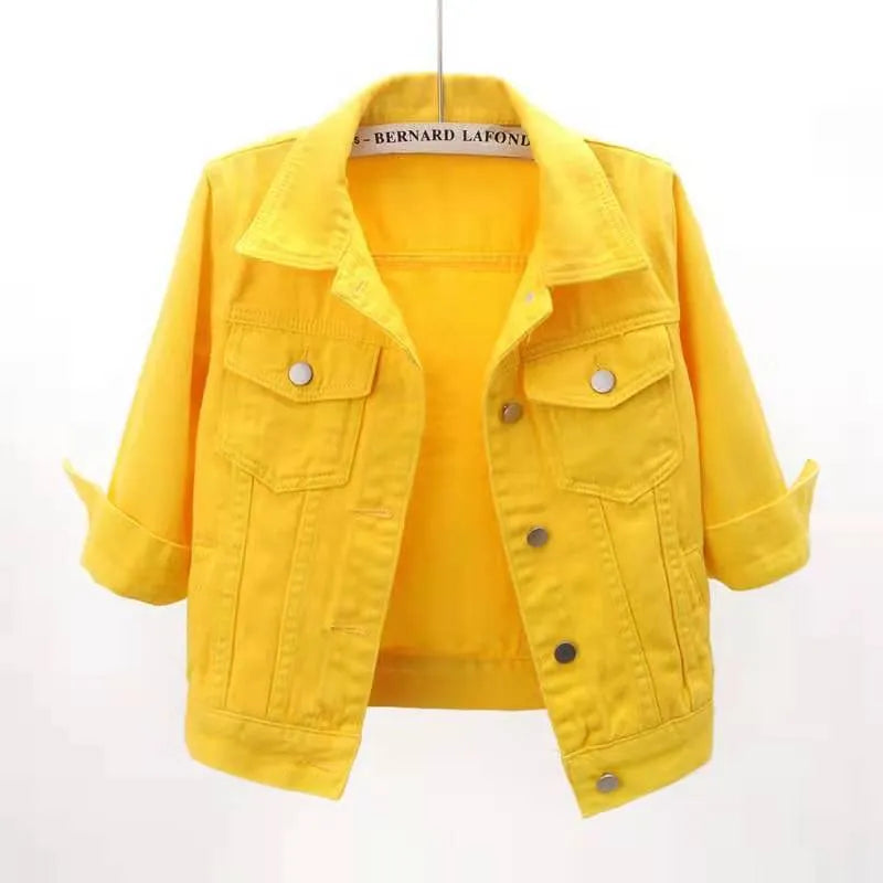 Veste en jean Eva grande taille – photo produit 2