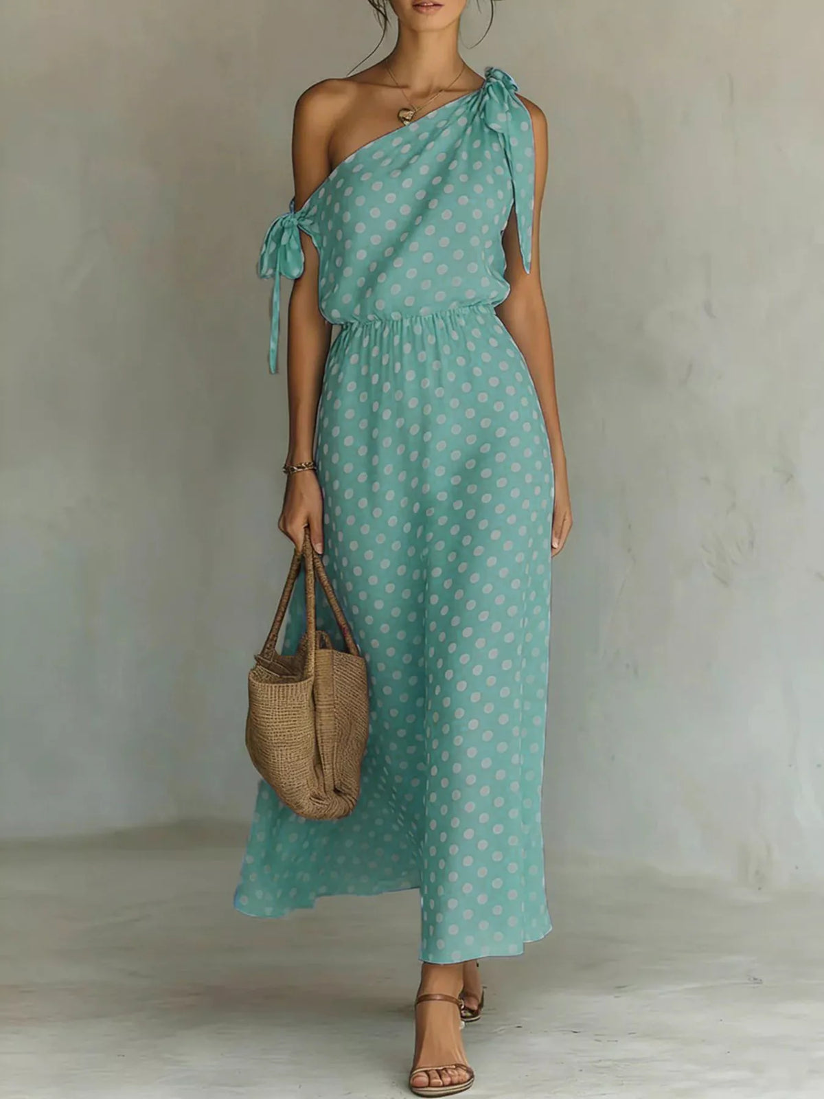 Robe longue Daphné grande taille – photo produit 8