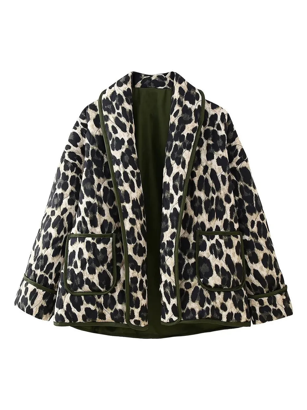 Manteau Éloane léopard – photo produit 7