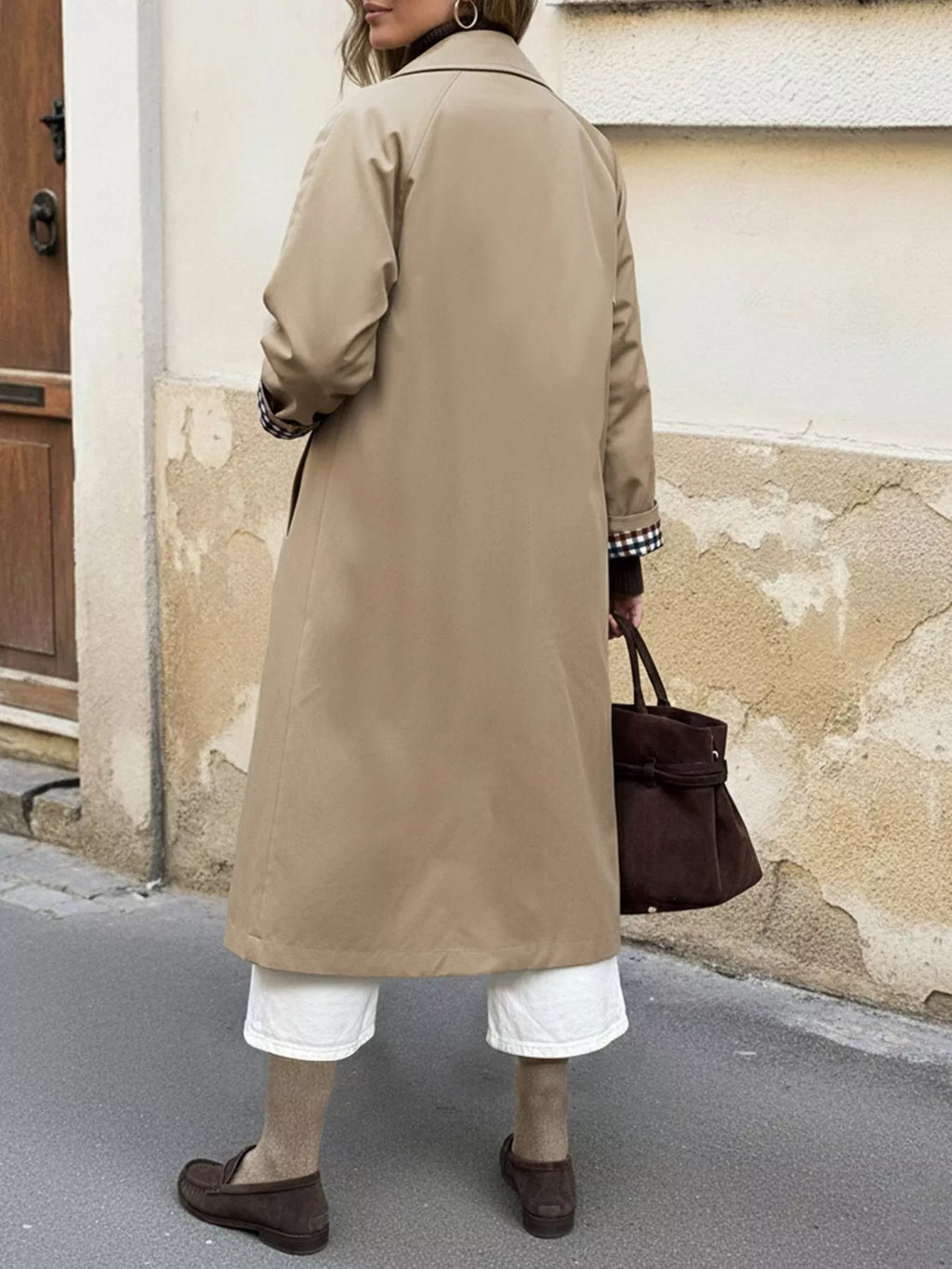 Trench Perla à doublure carreaux – photo produit 6