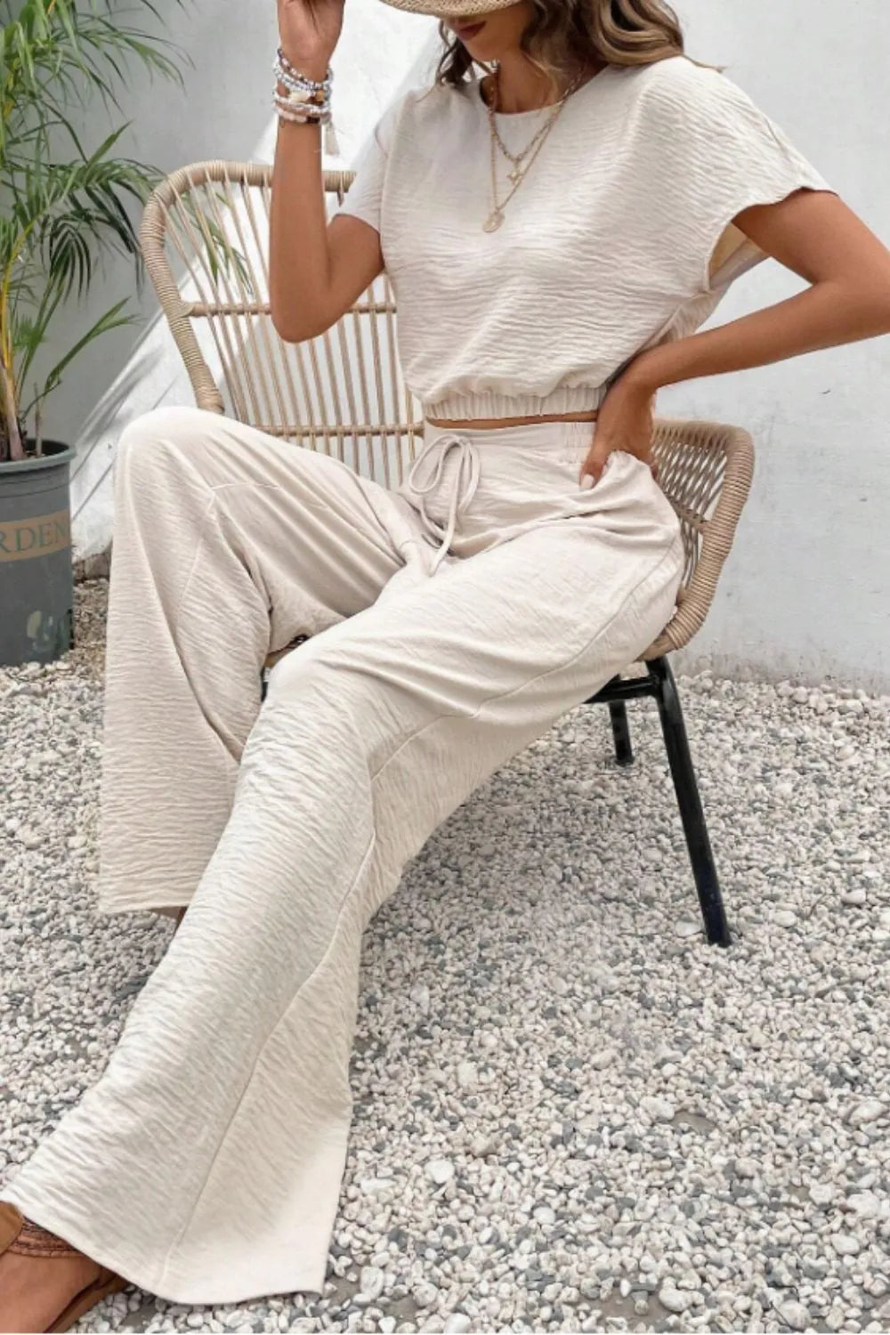 Ensemble Nina noué top et pantalon – photo produit 4