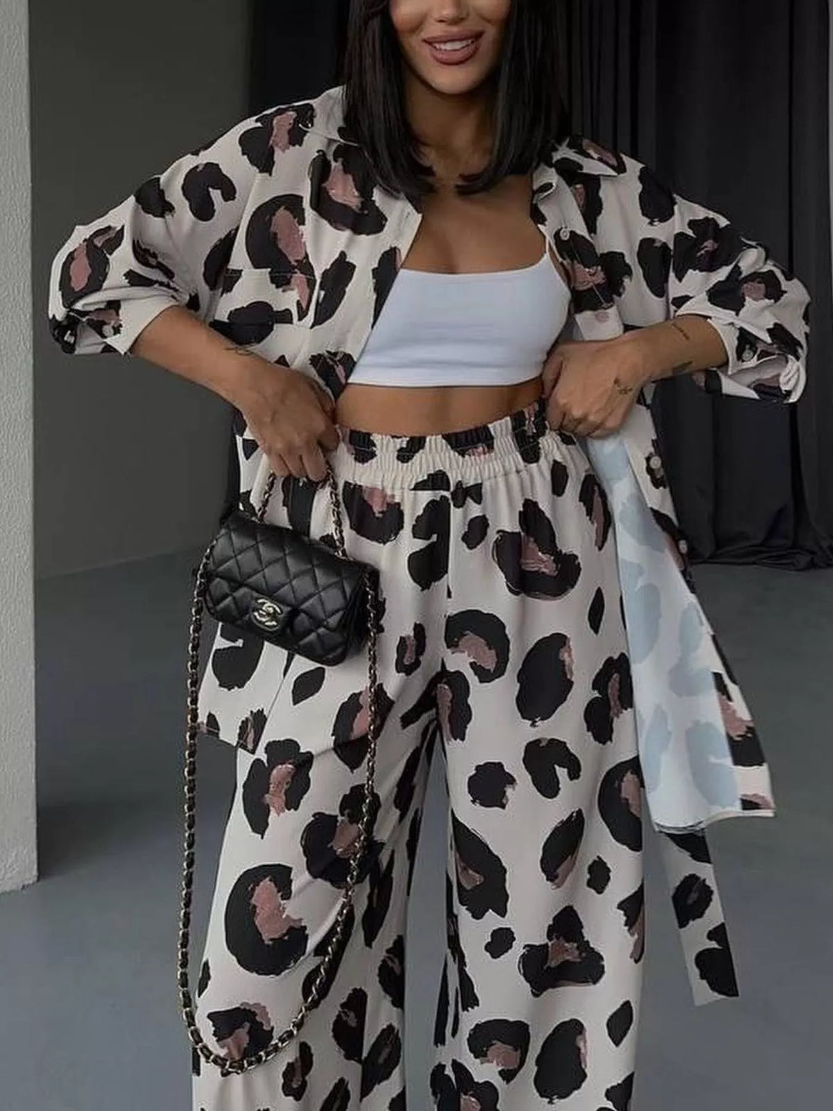 Ensemble Naomie léopard – photo produit 3