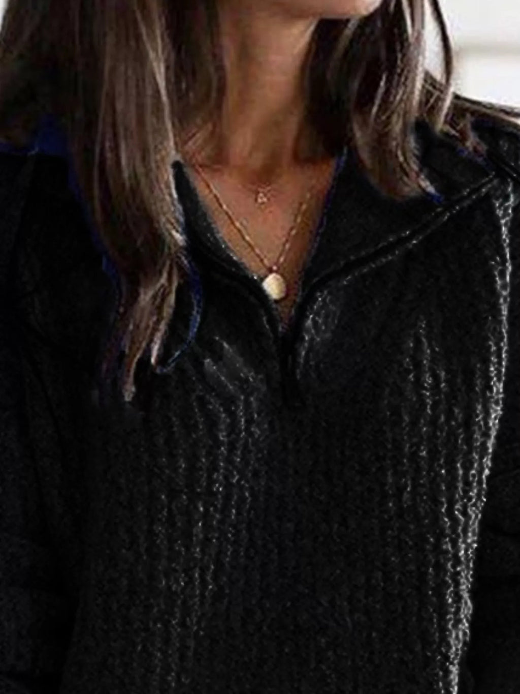 Pull Elsa demi-zip – photo produit 4