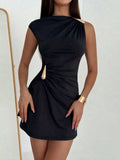 Robe courte Naïa asymétrique – photo produit 1