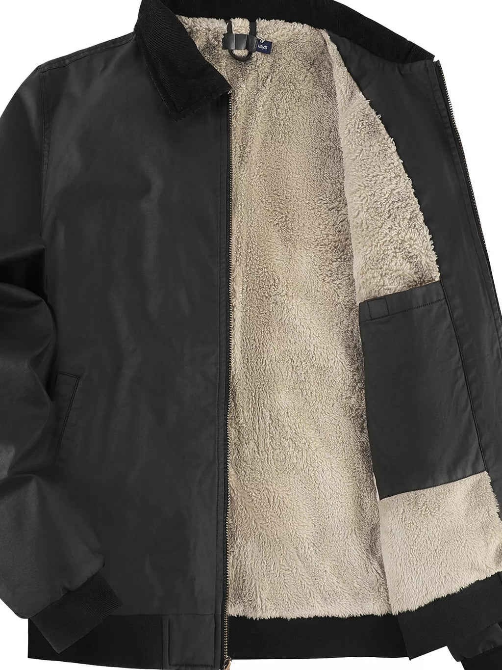 Blouson Elric – zippé doublé sherpa – photo produit 6