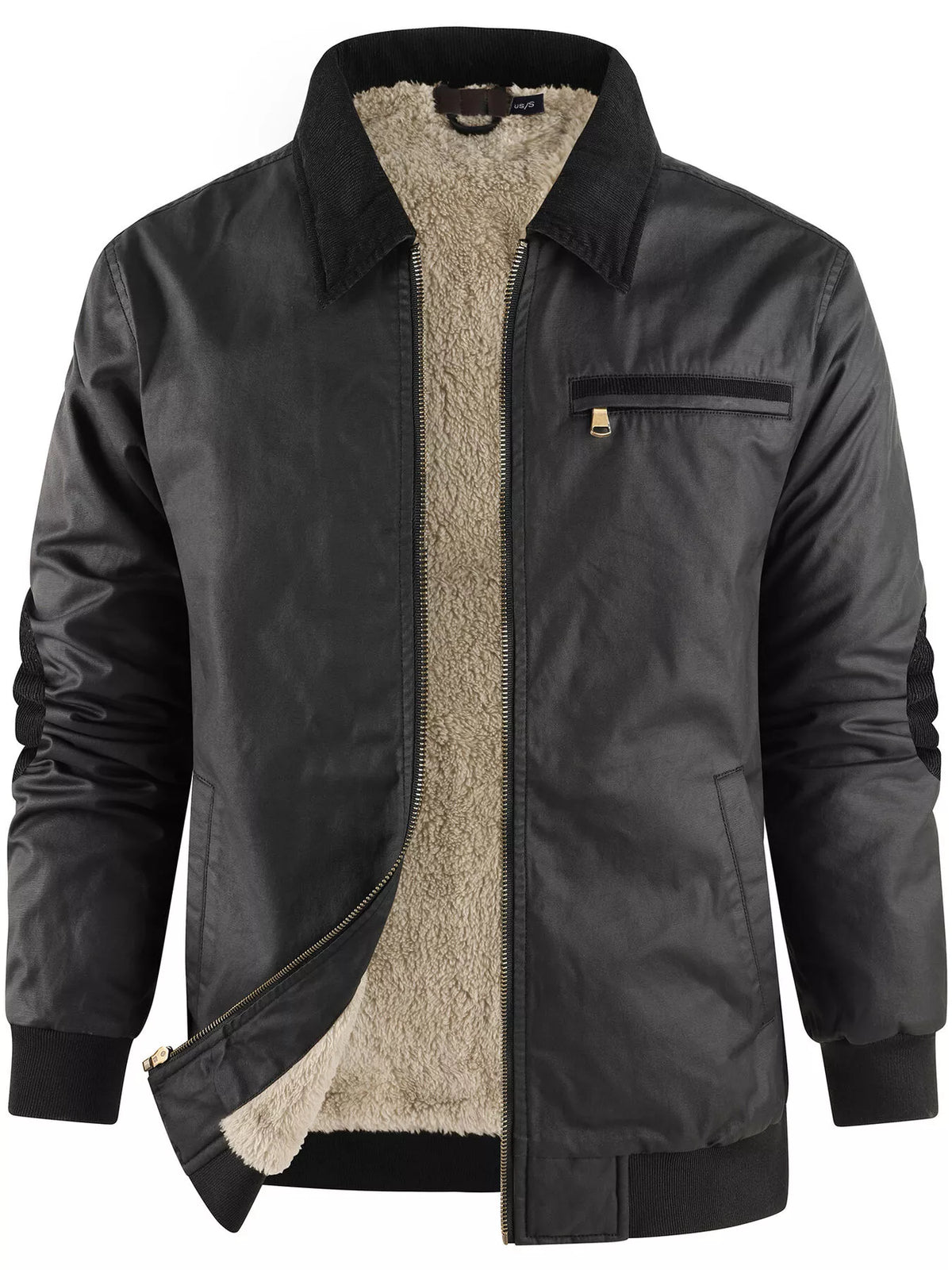 Blouson Elric – zippé doublé sherpa – photo produit 5