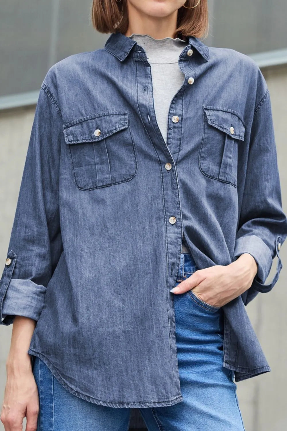 Chemise en jean Tess – photo produit 7