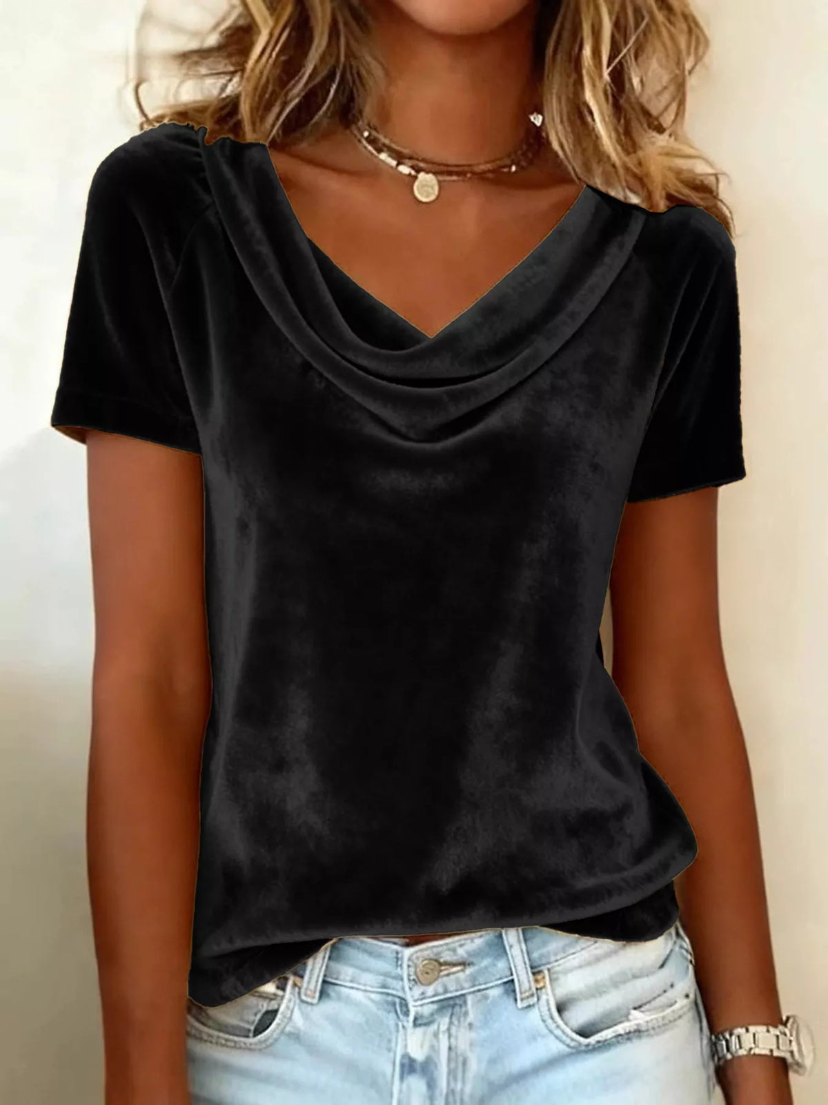 Top Zoé col bénitier grande taille – photo produit 4
