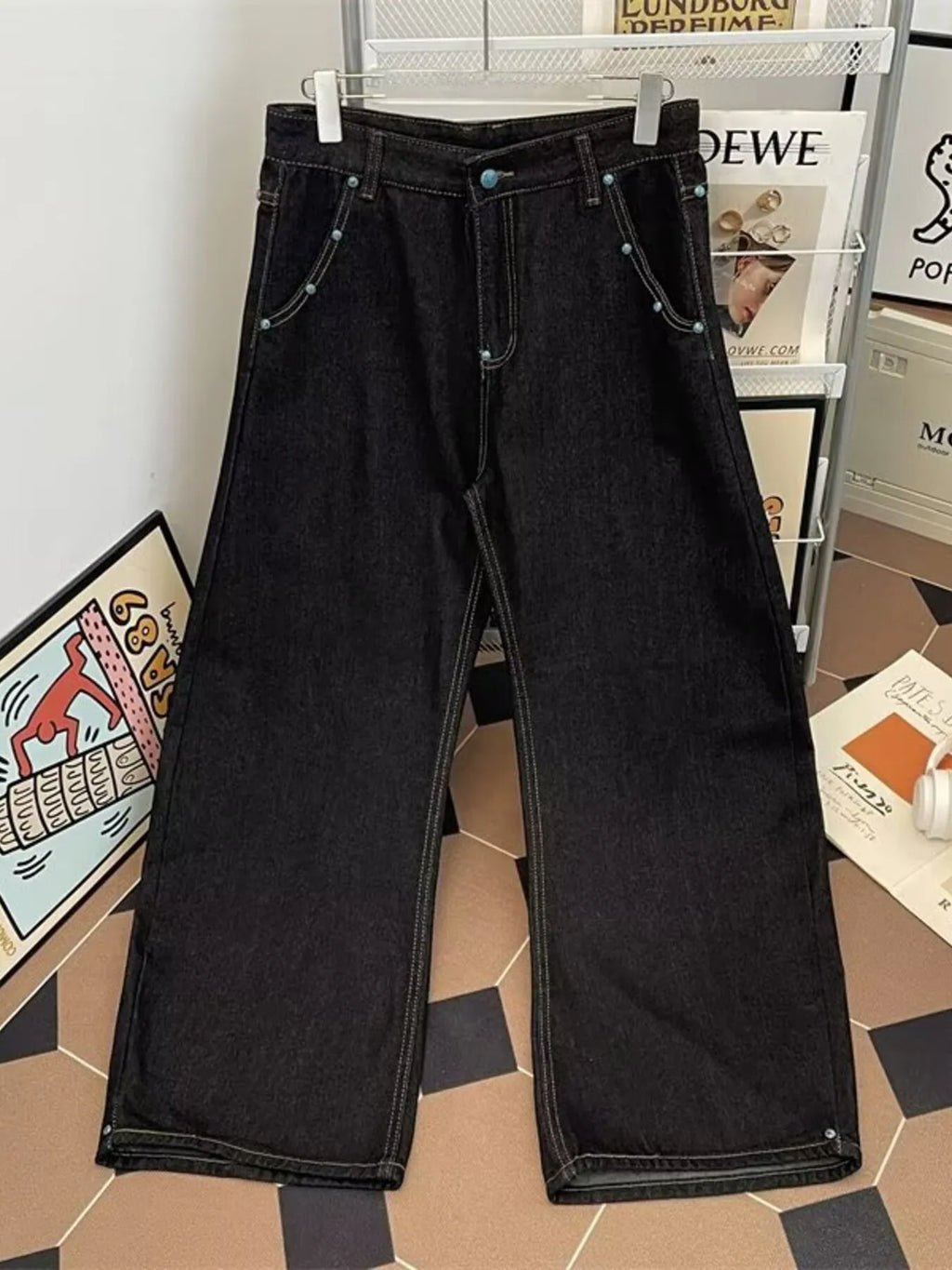 Jean homme Léo coupe large – photo produit 1