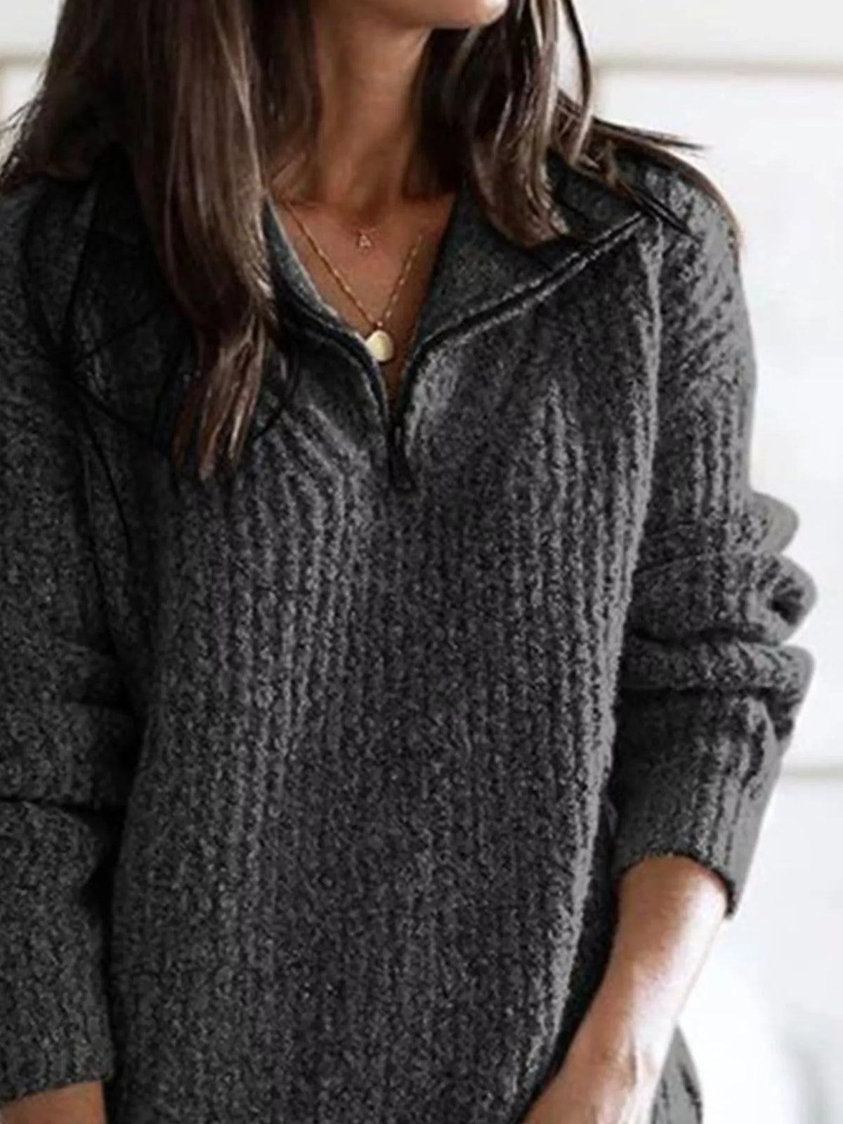 Pull Elsa demi-zip – photo produit 8