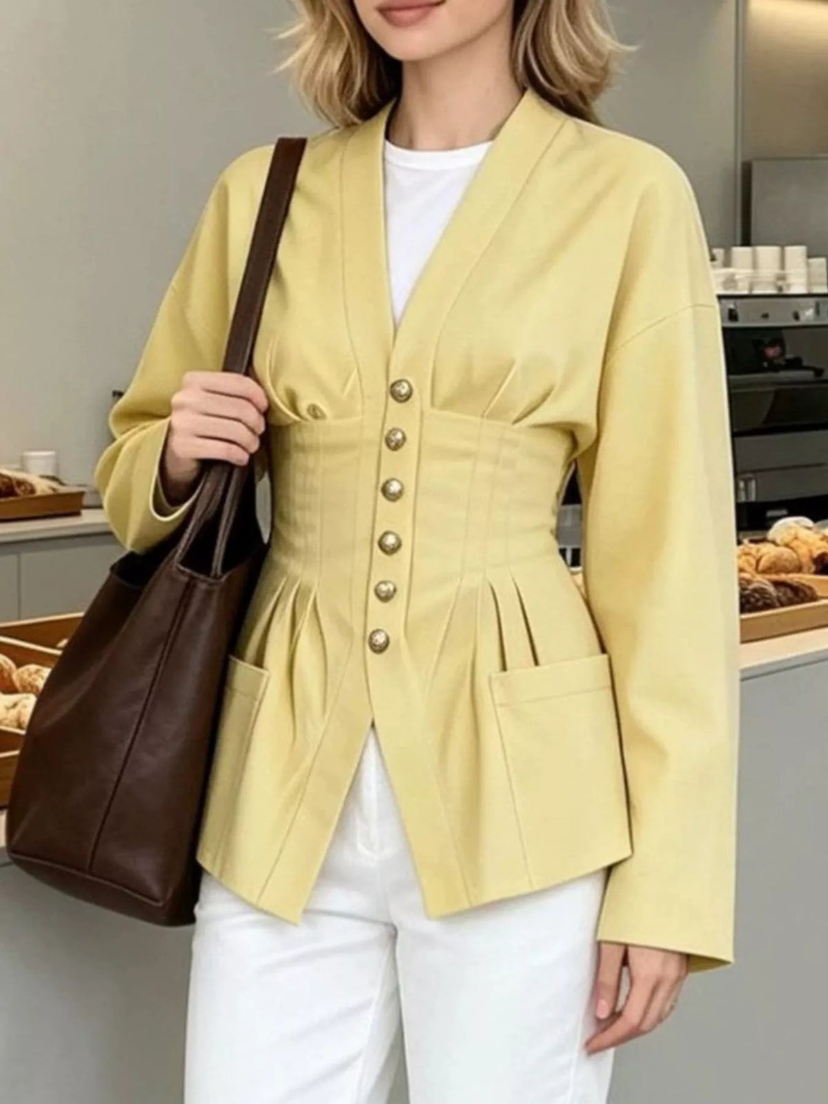 Blouse Soléane plissée – photo produit 10