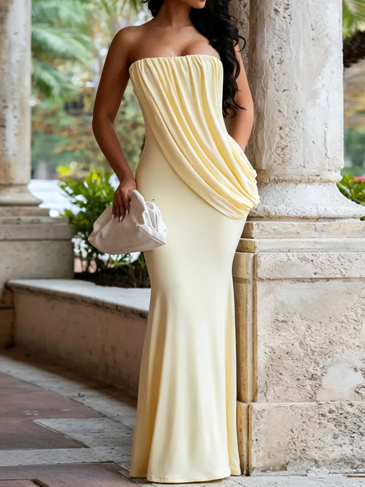 Robe longue Vita bustier – photo produit 1