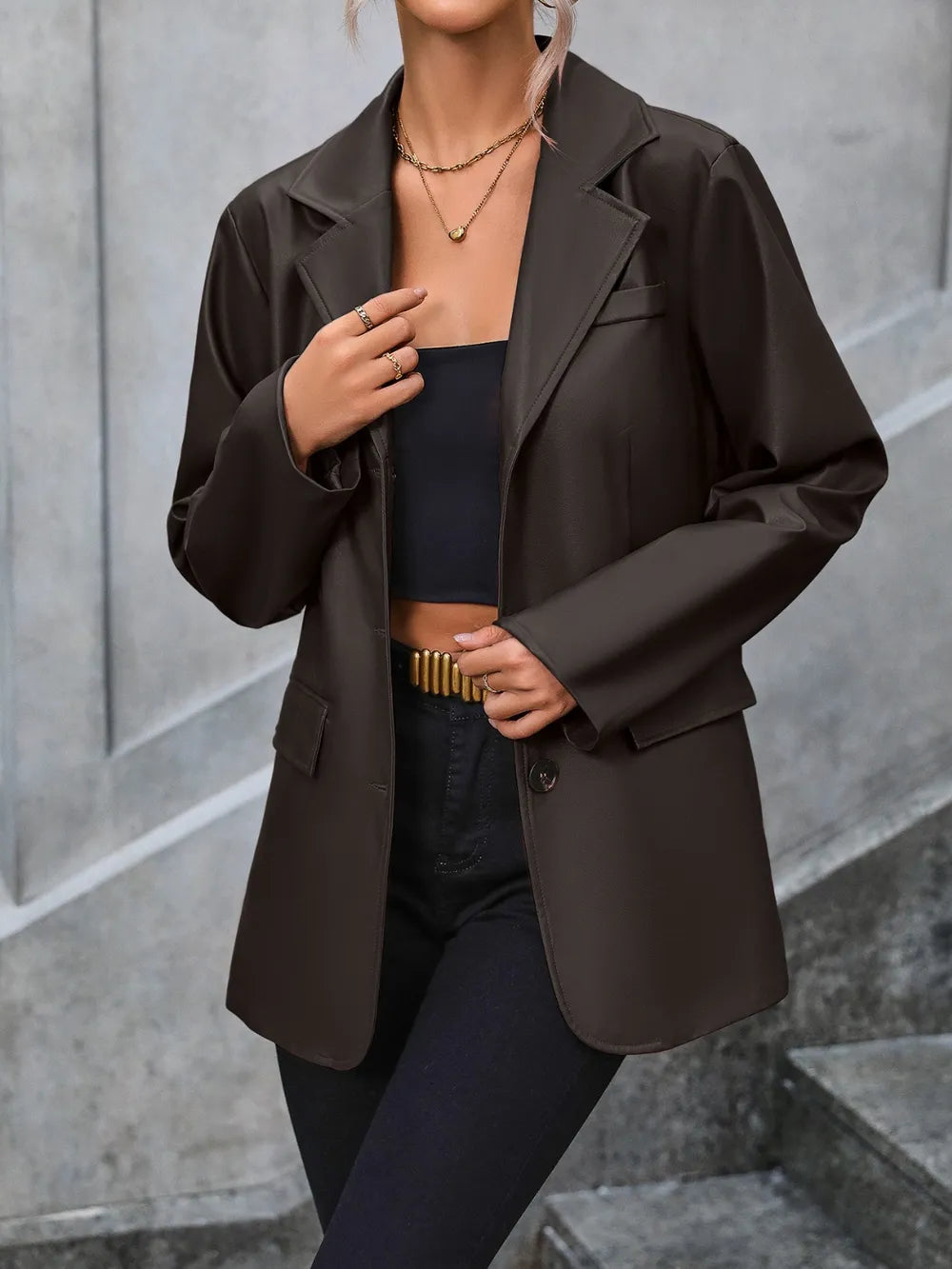 Blazer Ivy boutonné – photo produit 4