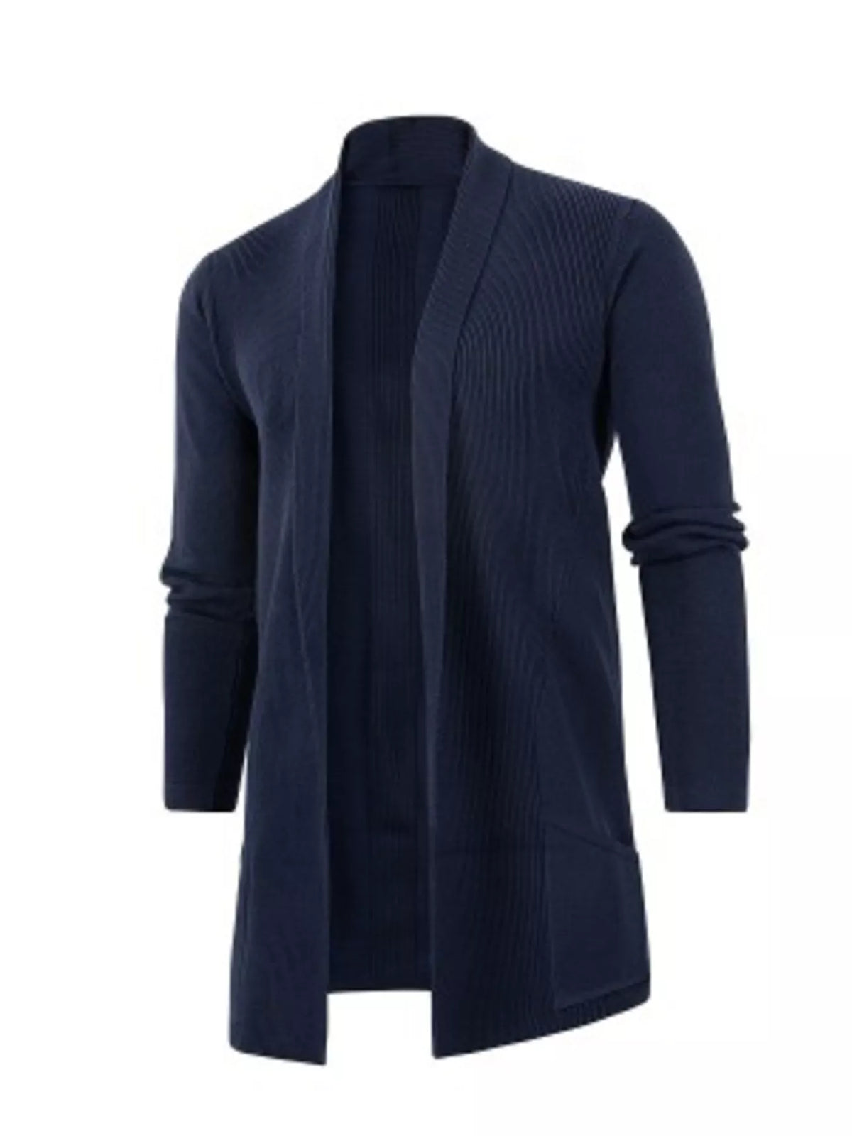 Gilet Nils – long chiné – photo produit 6
