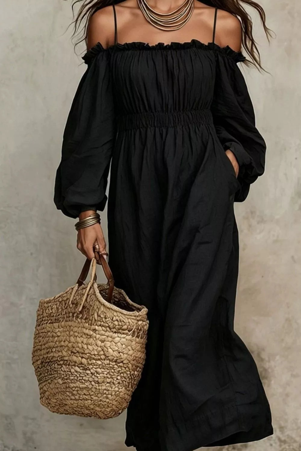 Robe Ilyana manches ballon – photo produit 7