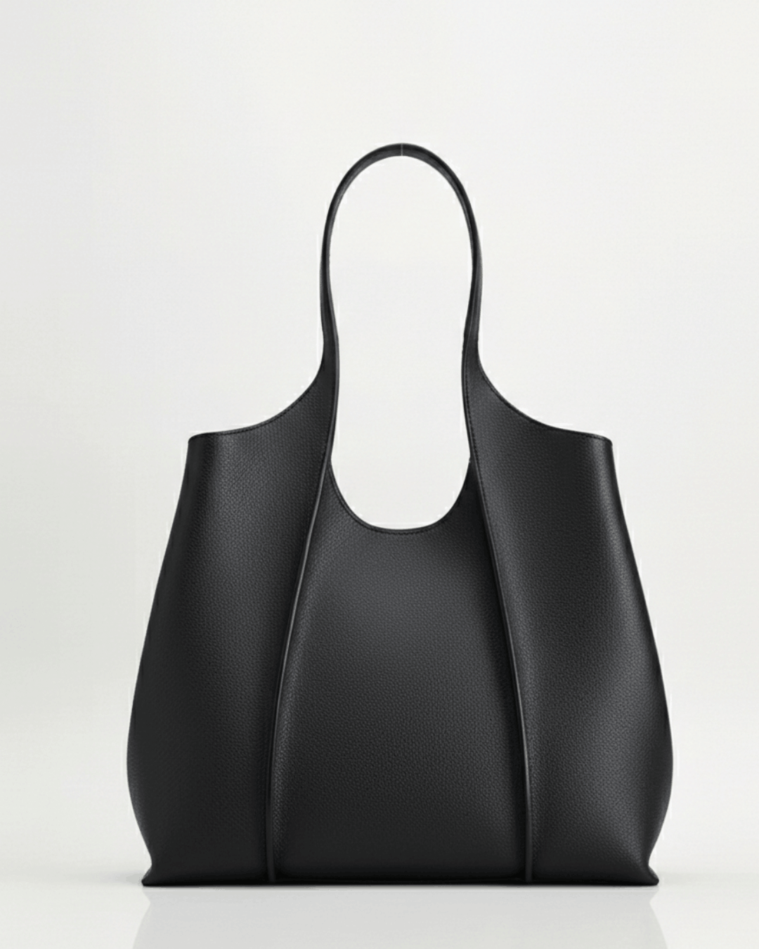Sac Chelsea noir en cuir végétal – photo produit 3