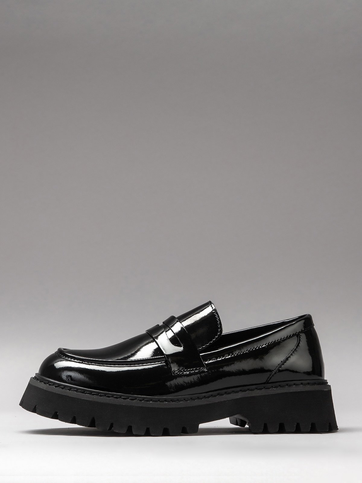 Chaussures Milano S2525 en cuir noir – photo produit 1