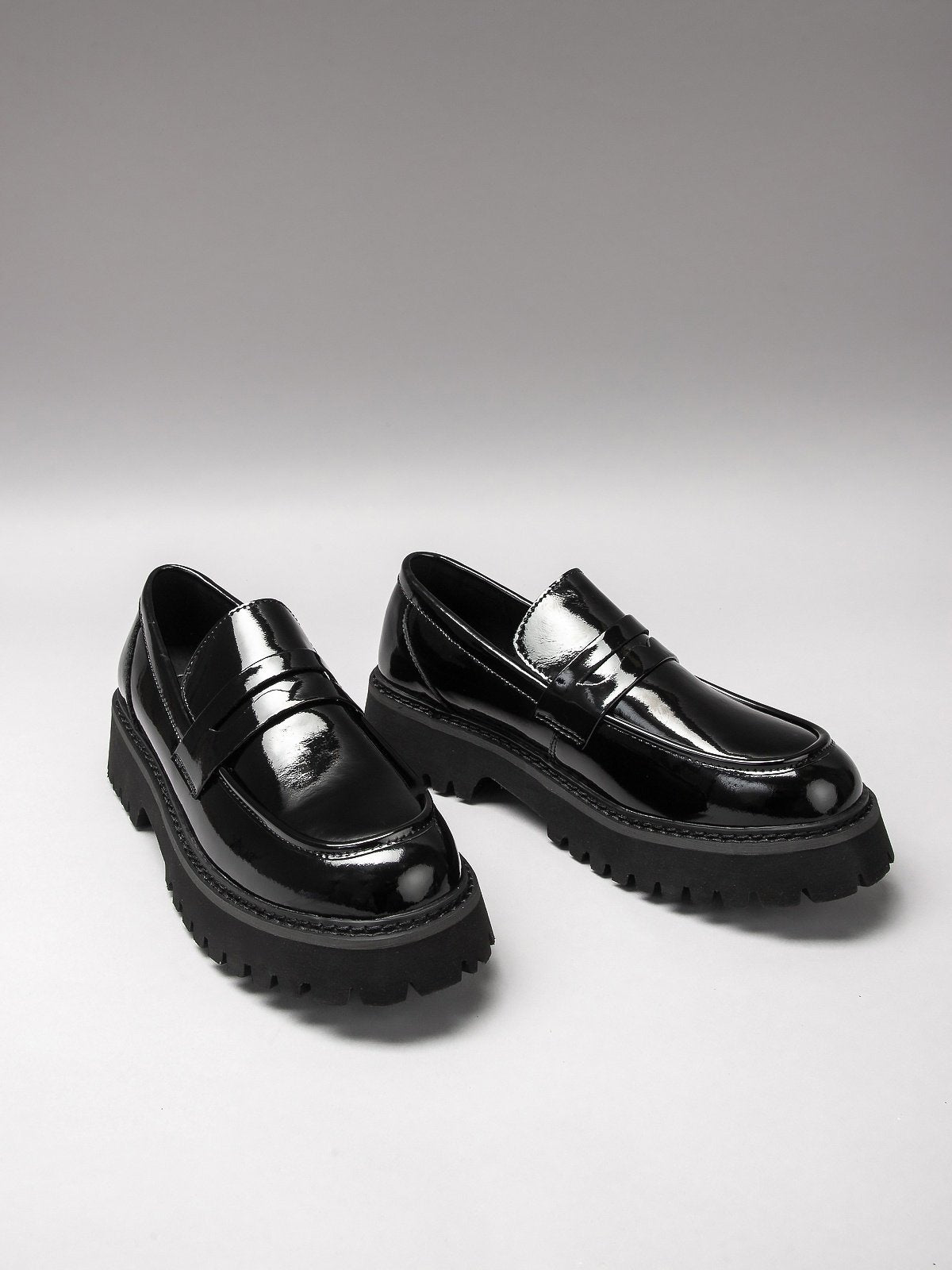 Chaussures Milano S2525 en cuir noir – photo produit 2